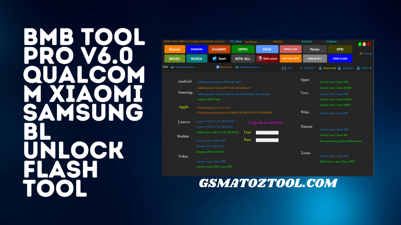 BMB Tool Pro V6.0 Qualcomm MediaTek And Spd Unlock Tool Download