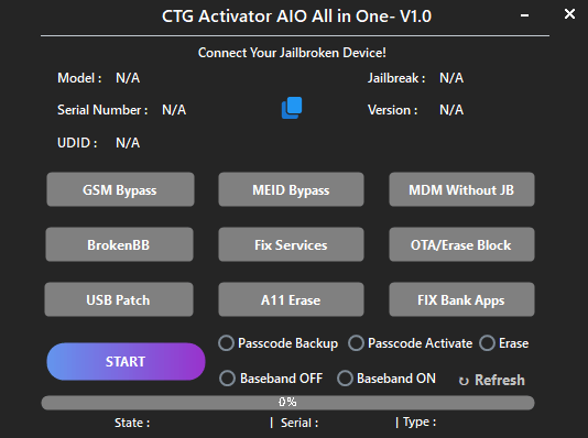 Download CTG Activator AIO All In One version 1.0 ( Windows Tool )