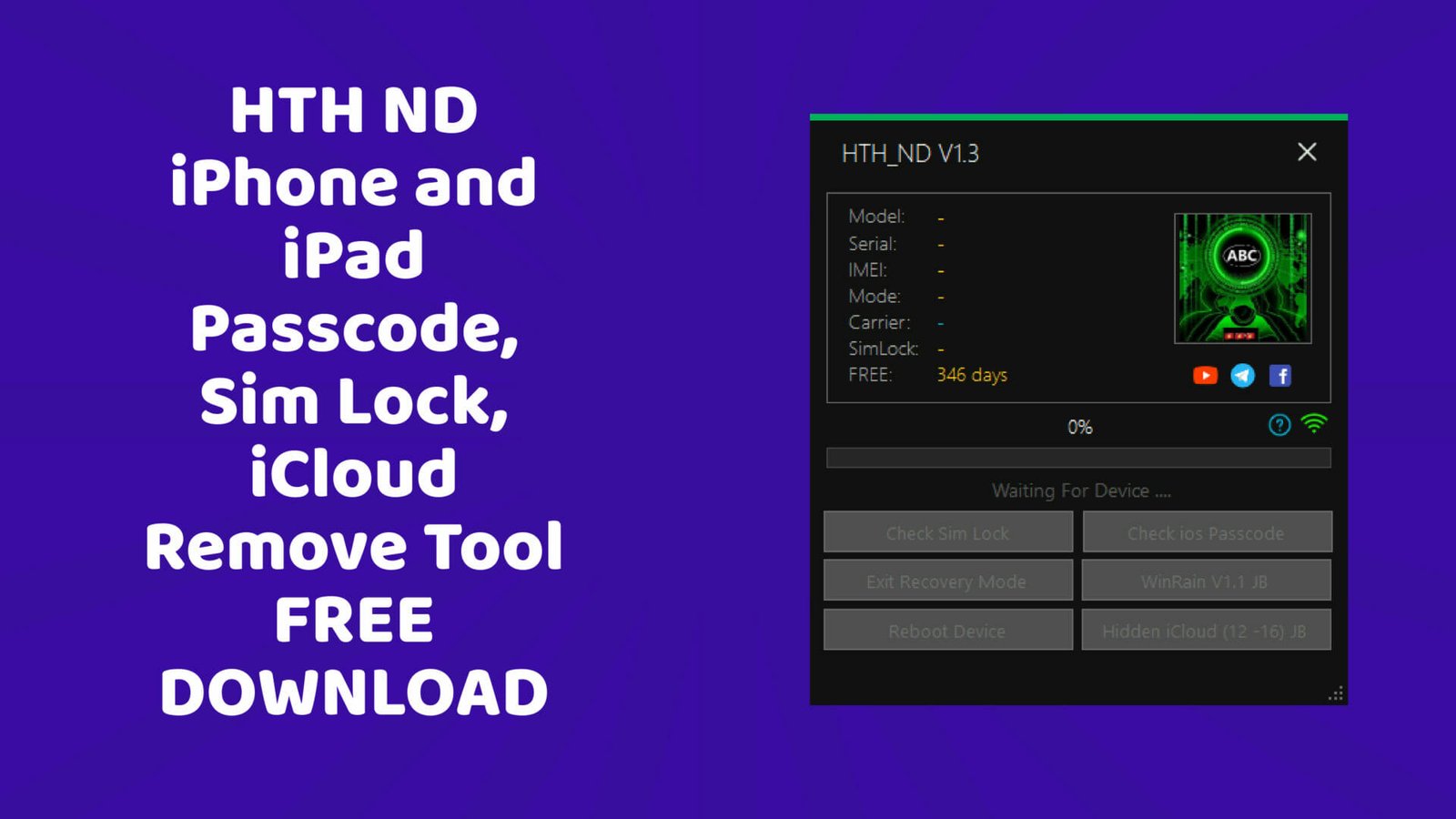 Hth nd all in one tool icloud bypass tool free download