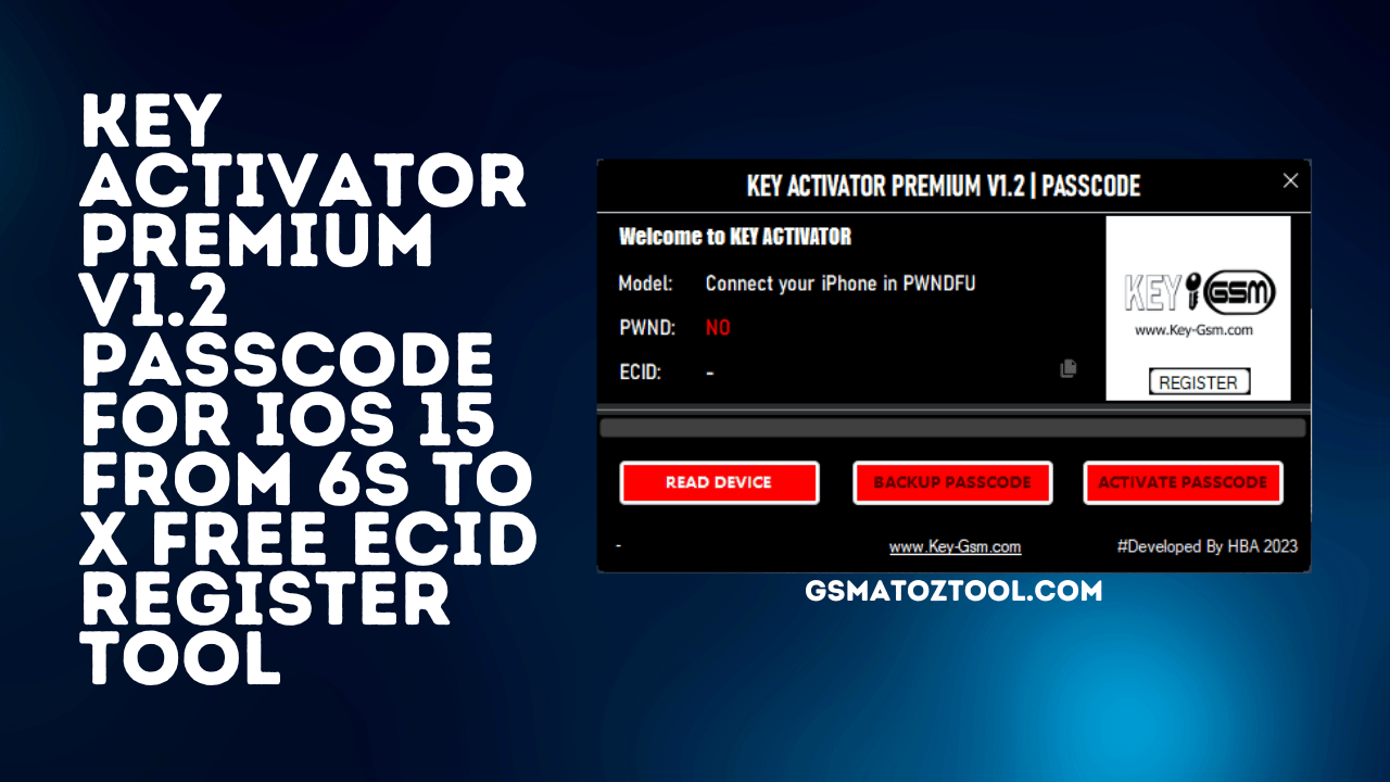 Key activator premium v1. 2 passcode 6s to x free ecid register tool Key activator premium v1. 2 passcode 6s to x free ecid register tool