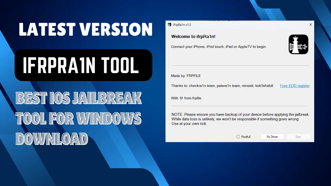 Ifrpra1n tool v1. 4 free & fast icloud removal for iphone 5s to x