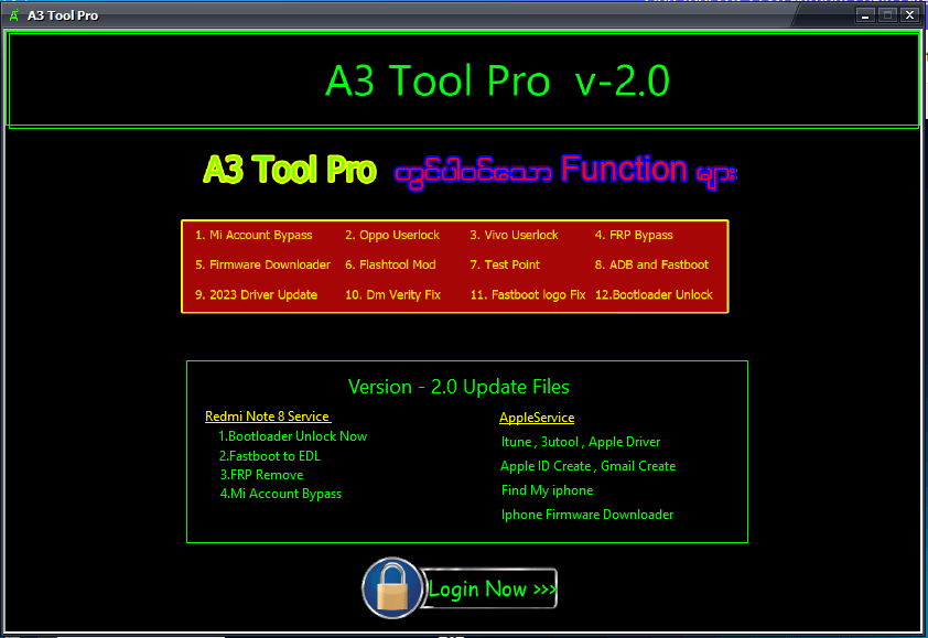 A3 tool pro v2. 0 xiaomi oppo vivo unlocking tool