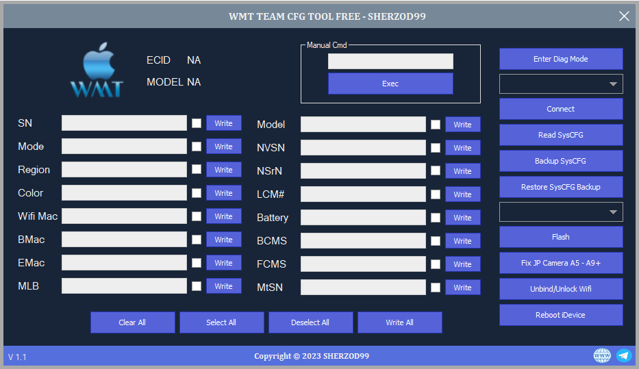Wmt team cfg tool Wmt team cfg tool
