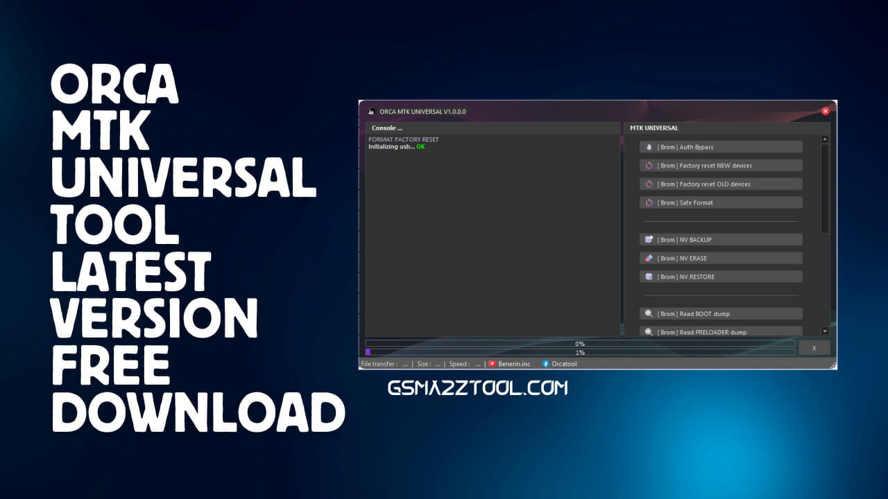 Orca mtk universal tool v1. 0. 0. 0 free download