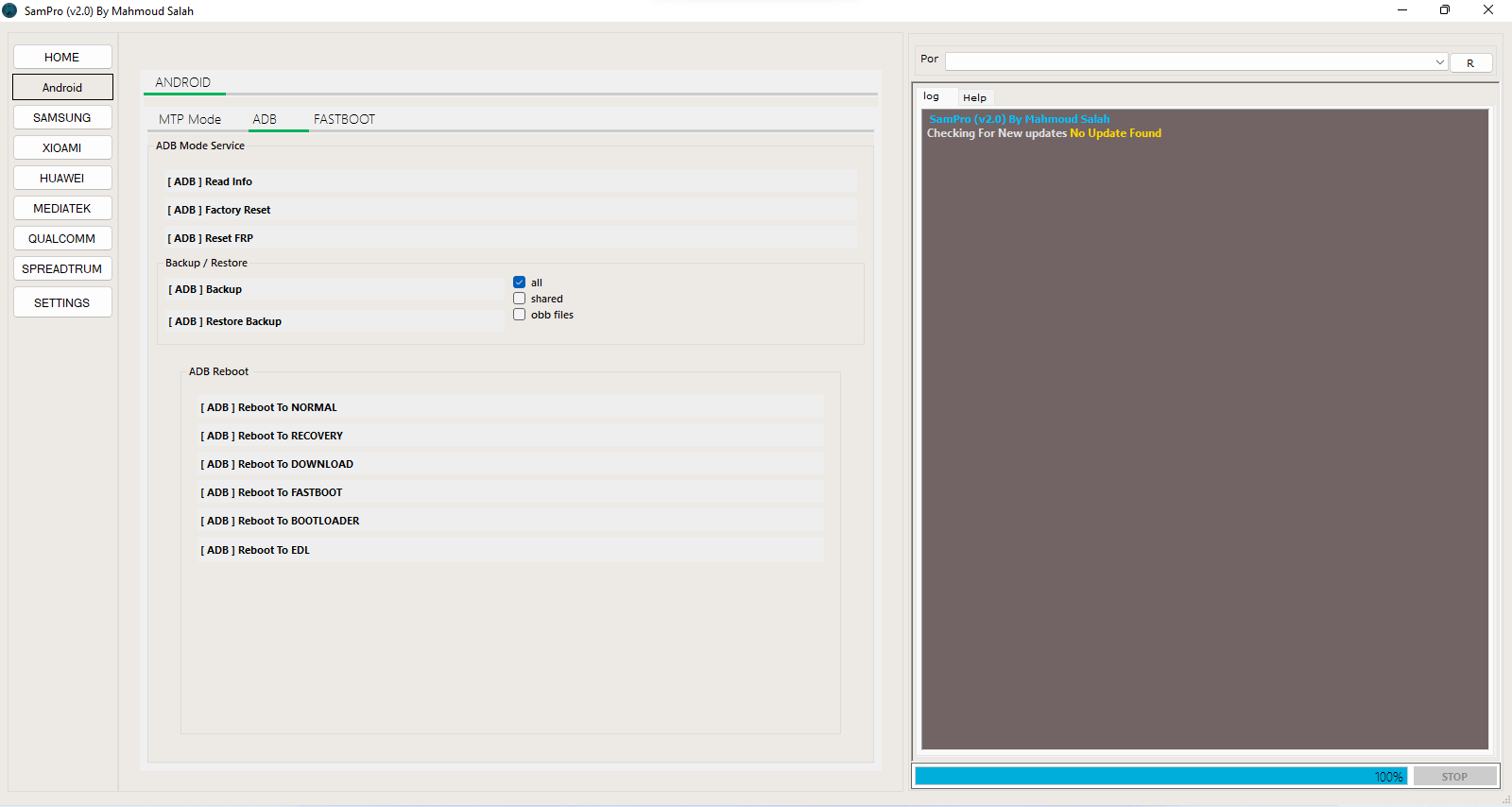 Sampro tool Sampro tool