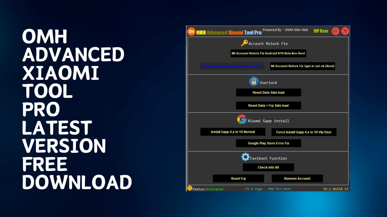 Omh advanced xiaomi tool pro by ohm min htet free download Omh advanced xiaomi tool pro by ohm min htet free download