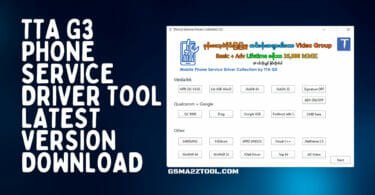 Tta g3 phone service driver tool latest version download
