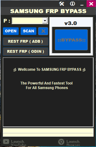 Samsung FRP Bypass Tool V3.0