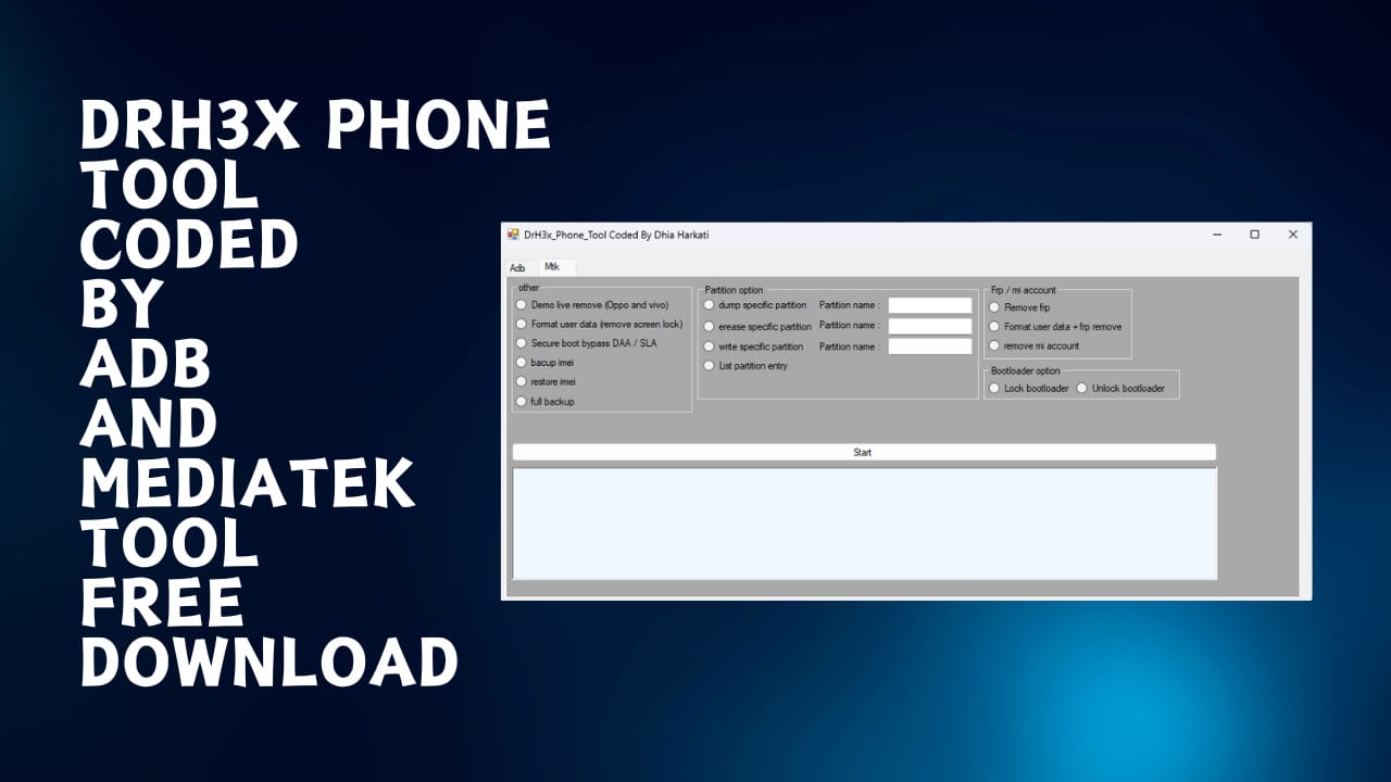 DrH3x Phone Tool Coded By Dhia Harkati Latest Version Download