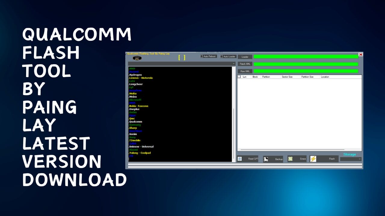 Qualcomm flashing tool by paing lay free download Qualcomm flashing tool by paing lay free download