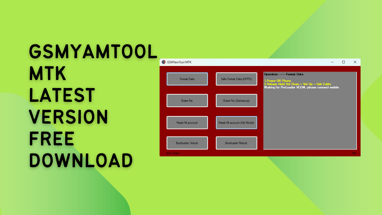 Gsmyamtool mtk