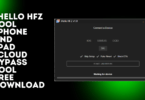 iHello HFZ V1.0 Windows Tool iPhone and iPad ICloud Bypass Tool
