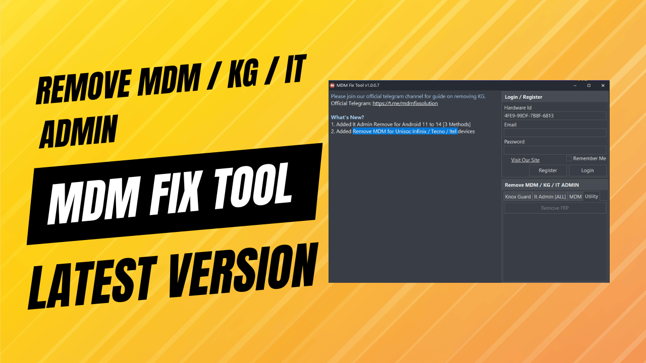 Mdm fix tool