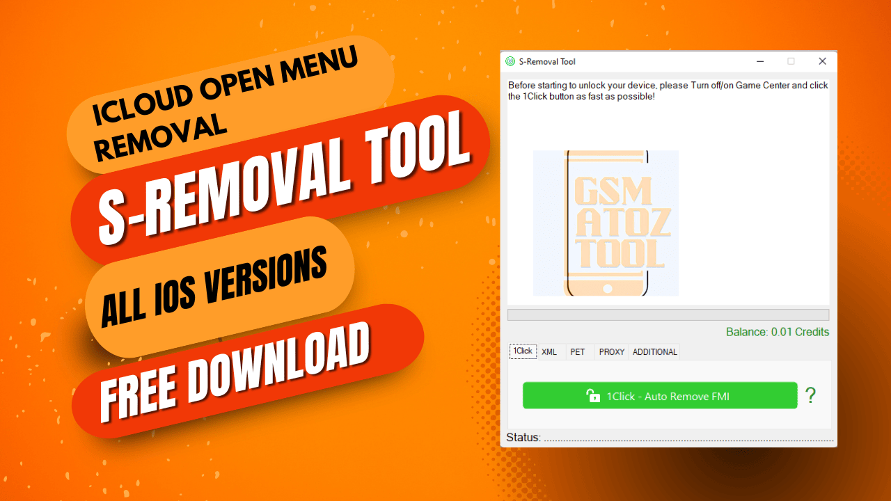 S-removal tool icloud open menu removal S-removal tool icloud open menu removal