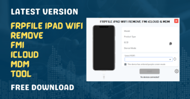 Frpfile ipad wifi remove fmi icloud & mdm tool free download