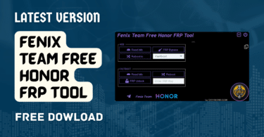Fenix team free honor frp tool honor frp unlock key latest version