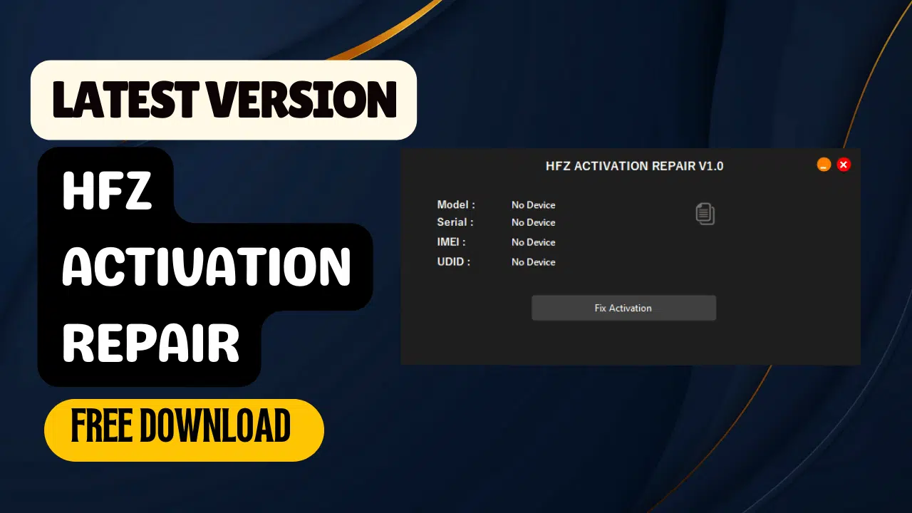 Hfz activation repairv1. 0 error fixer download latest version
