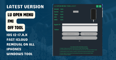 Lu open menu tool unlock icloud on ios 12-17. X. X