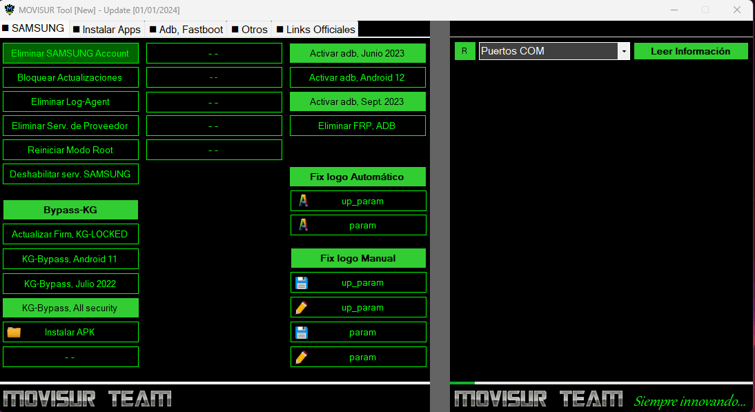 Movisur tool bypass frp kg lock and adb Movisur tool bypass frp kg lock and adb