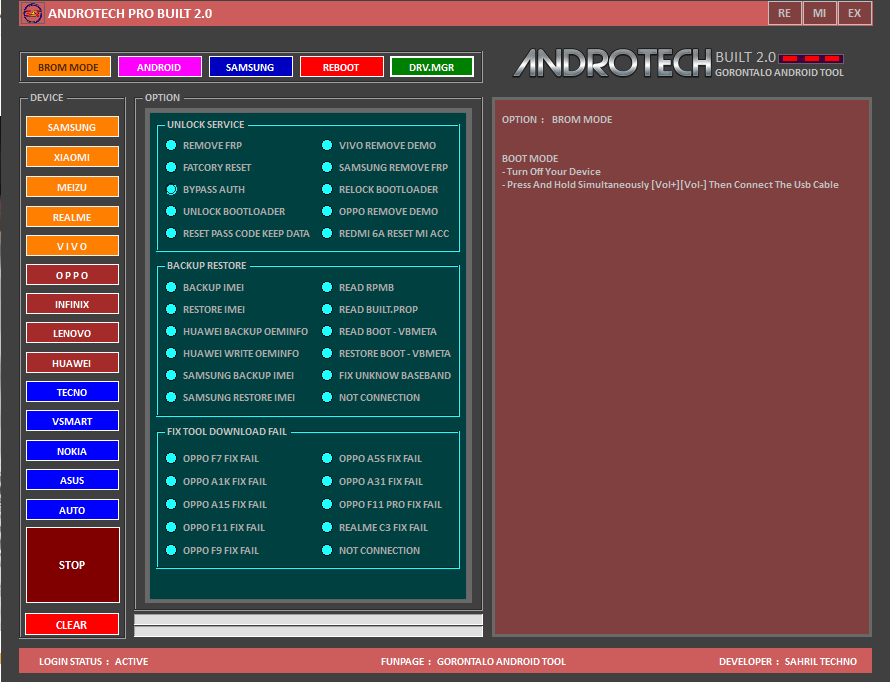 Androtech pro built