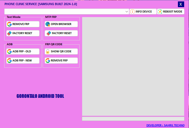 Phone clinic service tool Phone clinic service tool