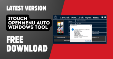 Itouch oneclick open menu tool