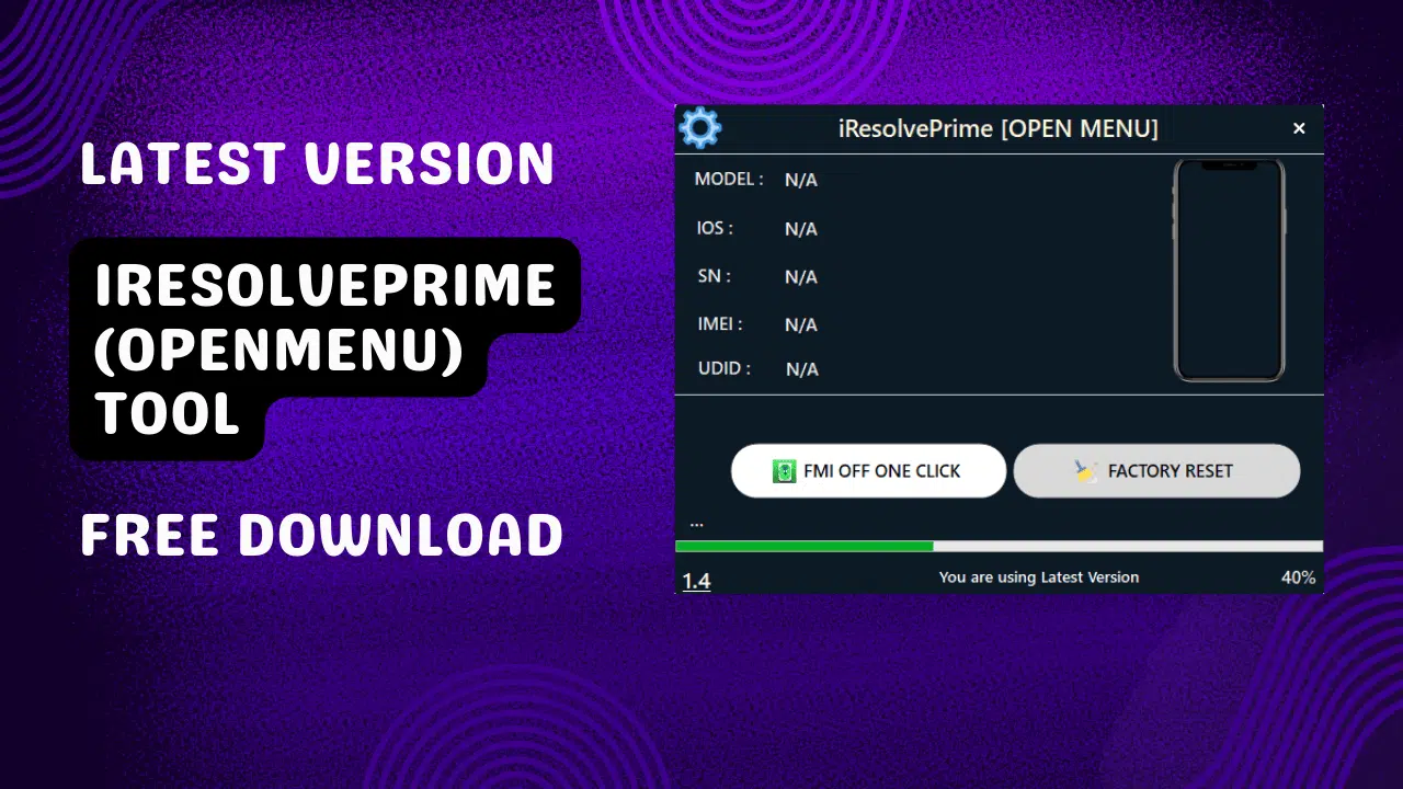 Iresolveprime (openmenu) tool Iresolveprime (openmenu) tool