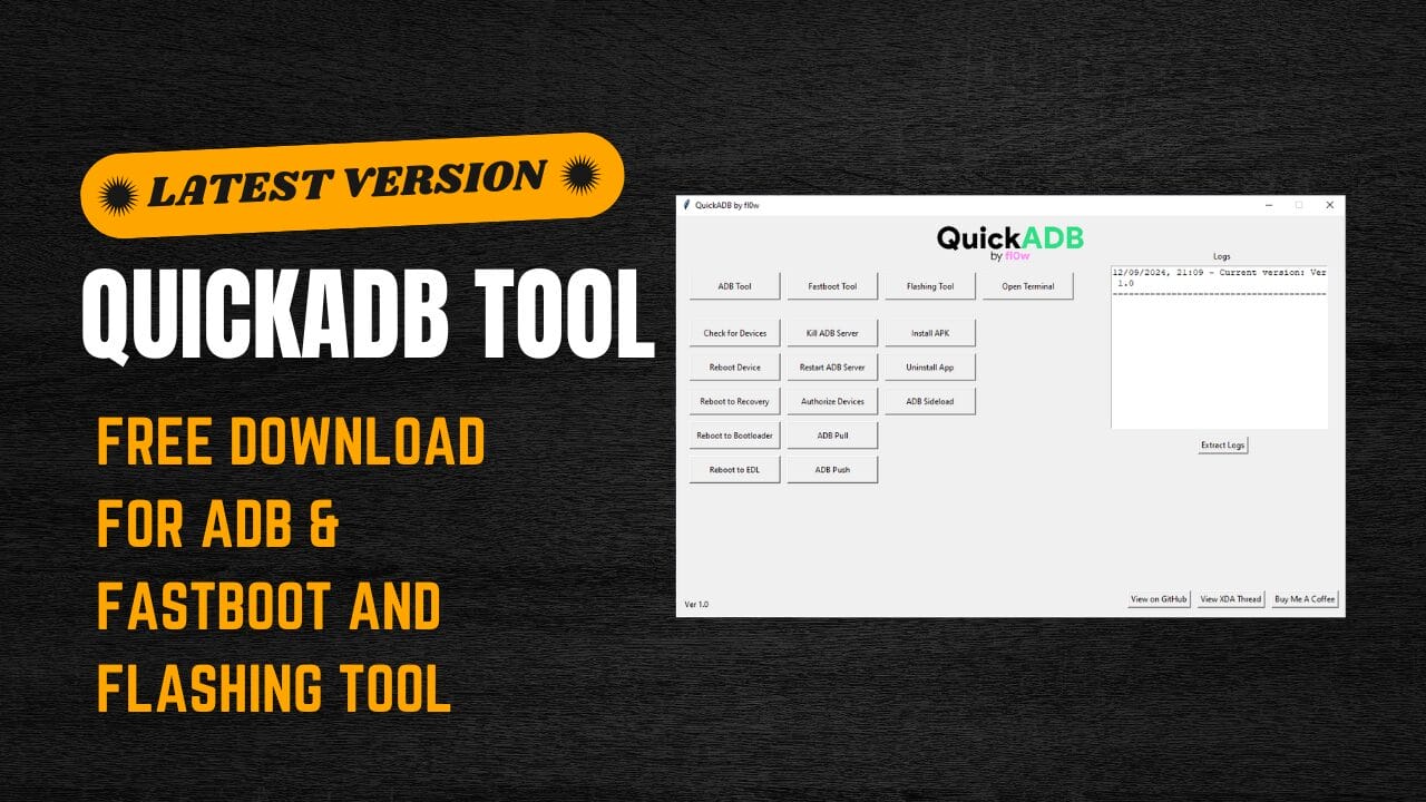 Quickadb tool latest adb & fastboot abd flashing tool free version Quickadb tool latest adb & fastboot abd flashing tool free version