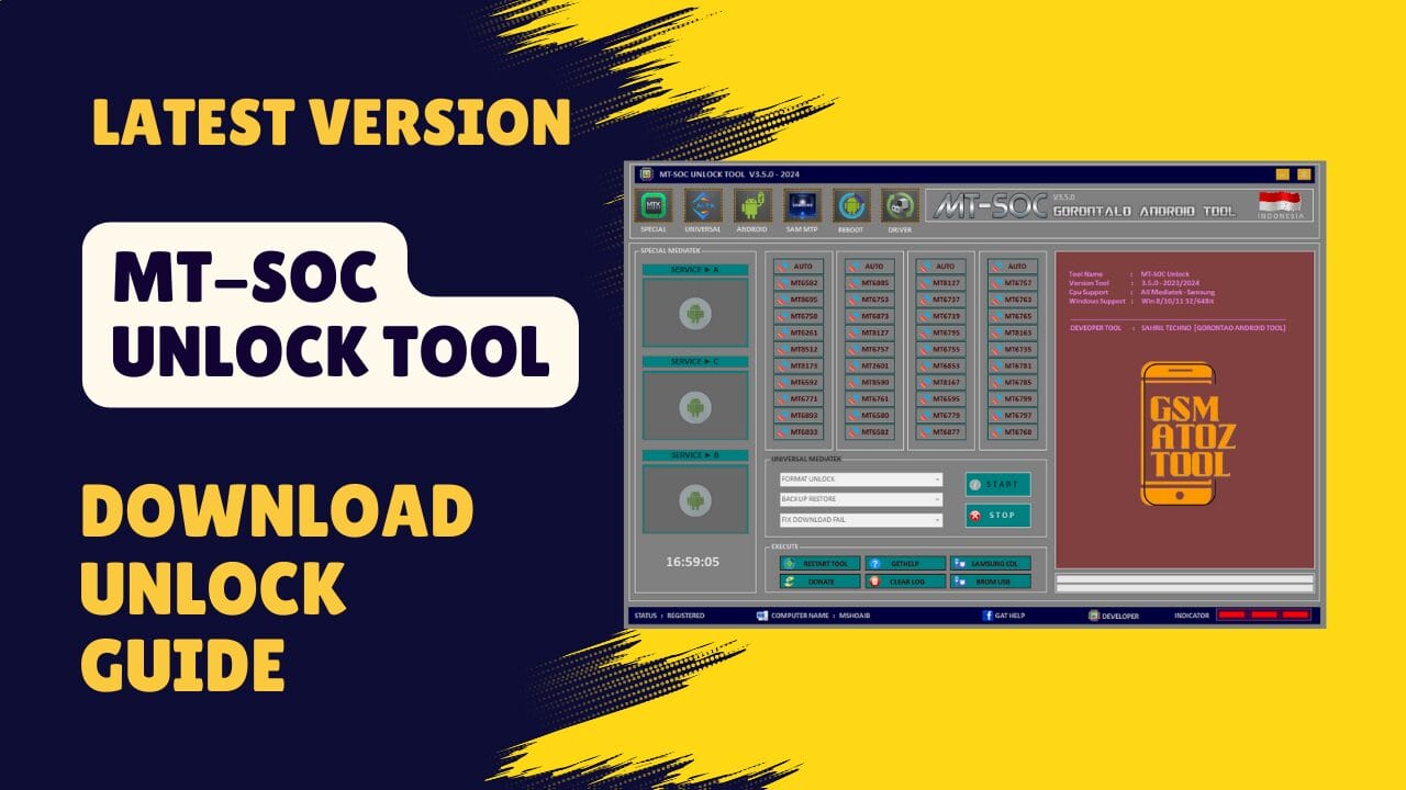 Mt-soc unlock tool v3. 5. 0 (2024) powerful unlocking android tool Mt-soc unlock tool v3. 5. 0 (2024) powerful unlocking android tool