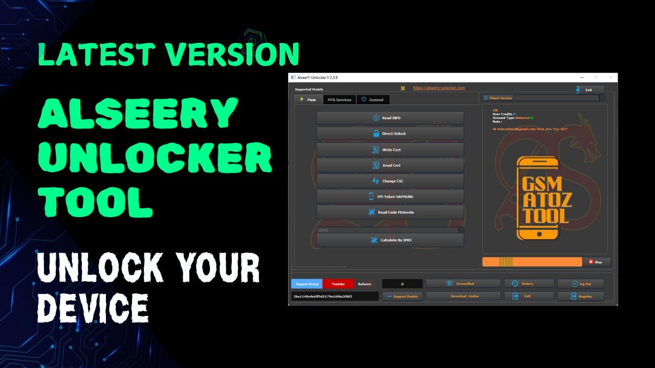 Alseery-unlocker tool v2. 1. 7 unlock fix or bypass simply click tool