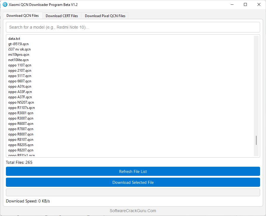 Xiaomi qcn downloader program tool v1. 2 Xiaomi qcn downloader program tool v1. 2