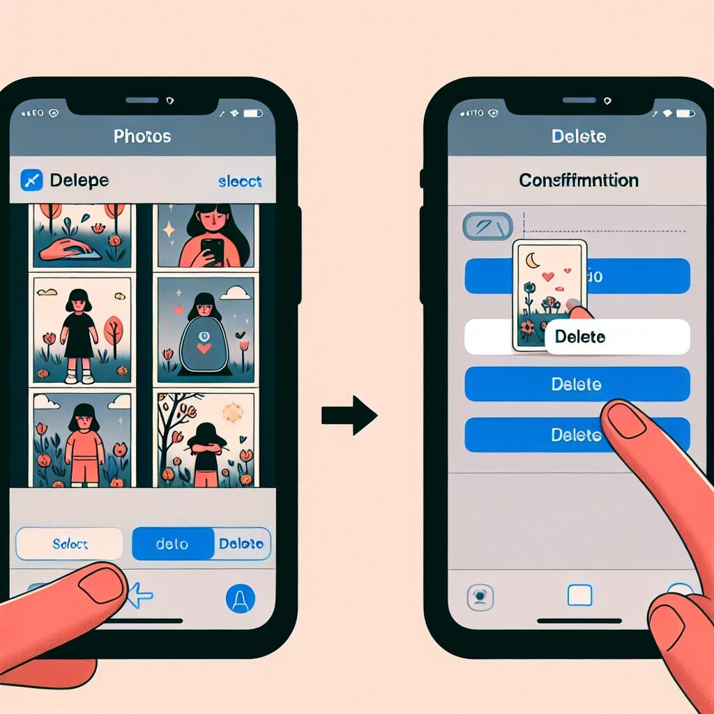 How to delete multiple photos on iphone