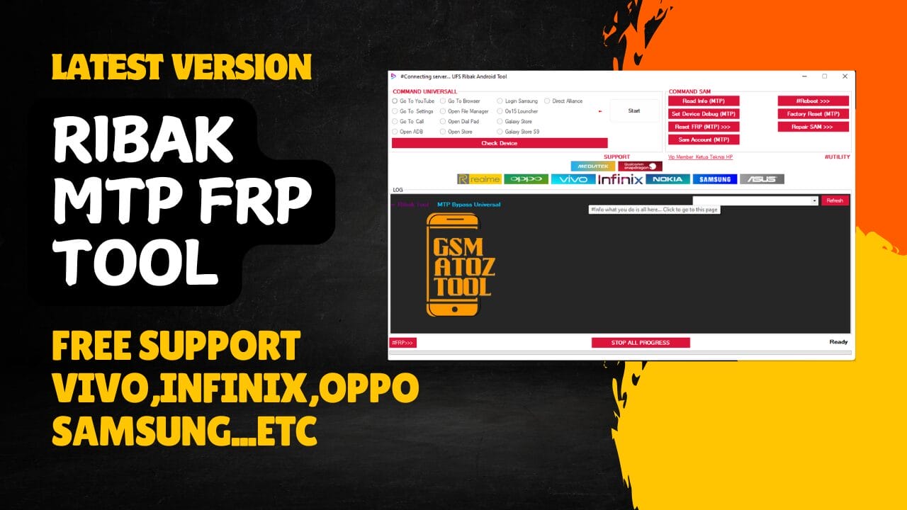 Ribak mtp frp tool qualcomm & mediatek unlock your device Ribak mtp frp tool qualcomm & mediatek unlock your device
