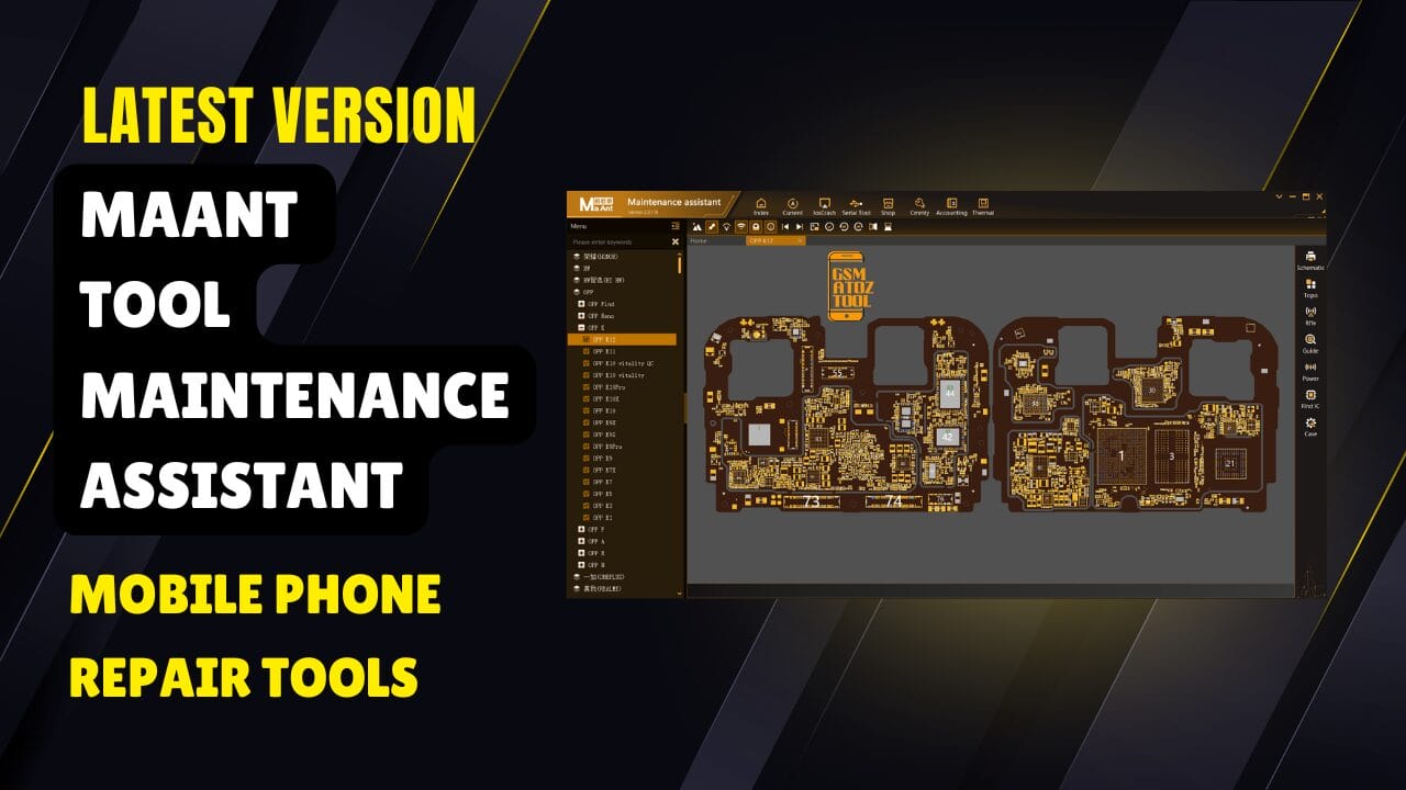 Maant tool maintenance assistant