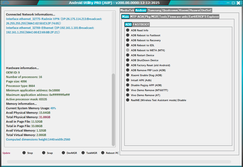 Android utility download – latest tool features functions & frp/brom solutions