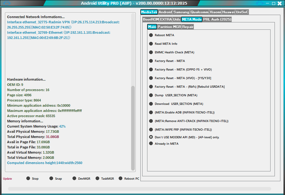 Android utility tool crack download – latest features frp mtk adb fastboot functions