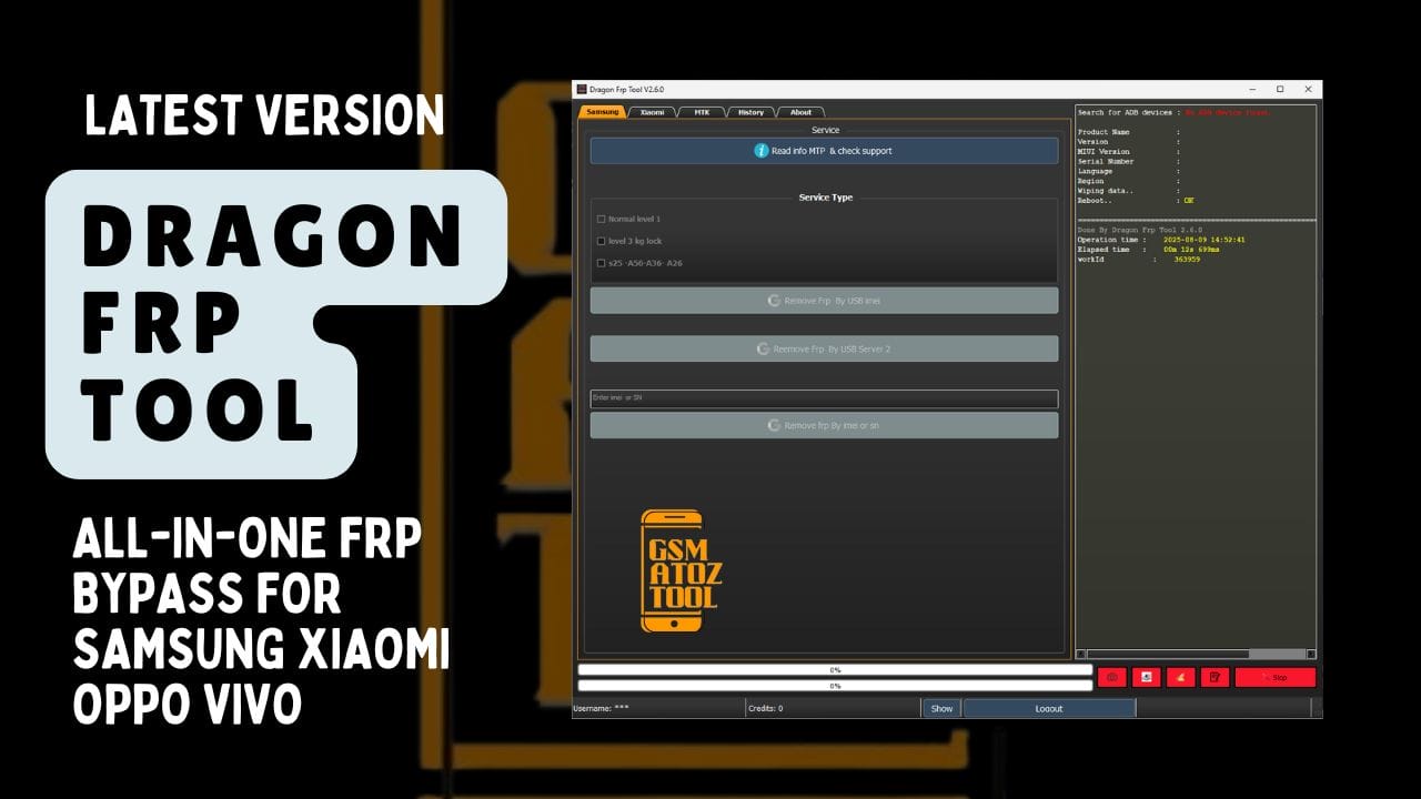 Dragon frp tool all-in-one frp bypass for samsung xiaomi oppo vivo Dragon frp tool all-in-one frp bypass for samsung xiaomi oppo vivo