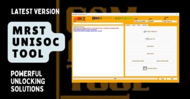 Mrst unisoc tool