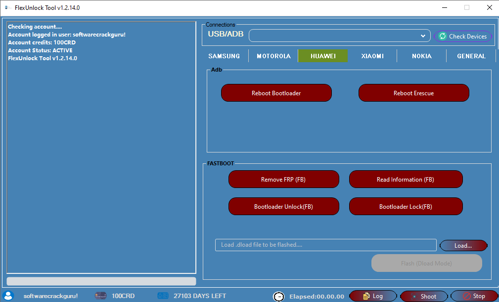 Flexunlock tool universal frp, kg, bootloader unlock 4 Flexunlock tool huawei – frp & mdm unlock