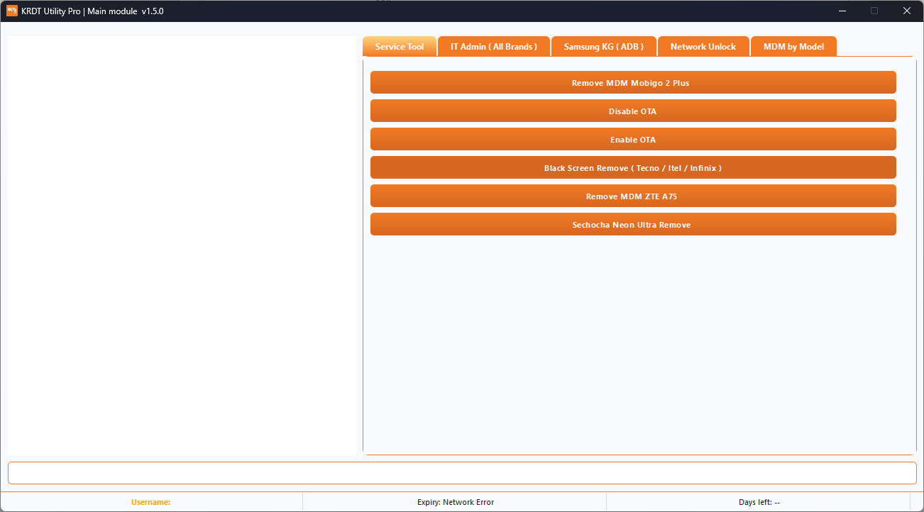 Krdt utility pro tool remove mdm unlock sim fix samsung kg lock and bypass it admin restrictions