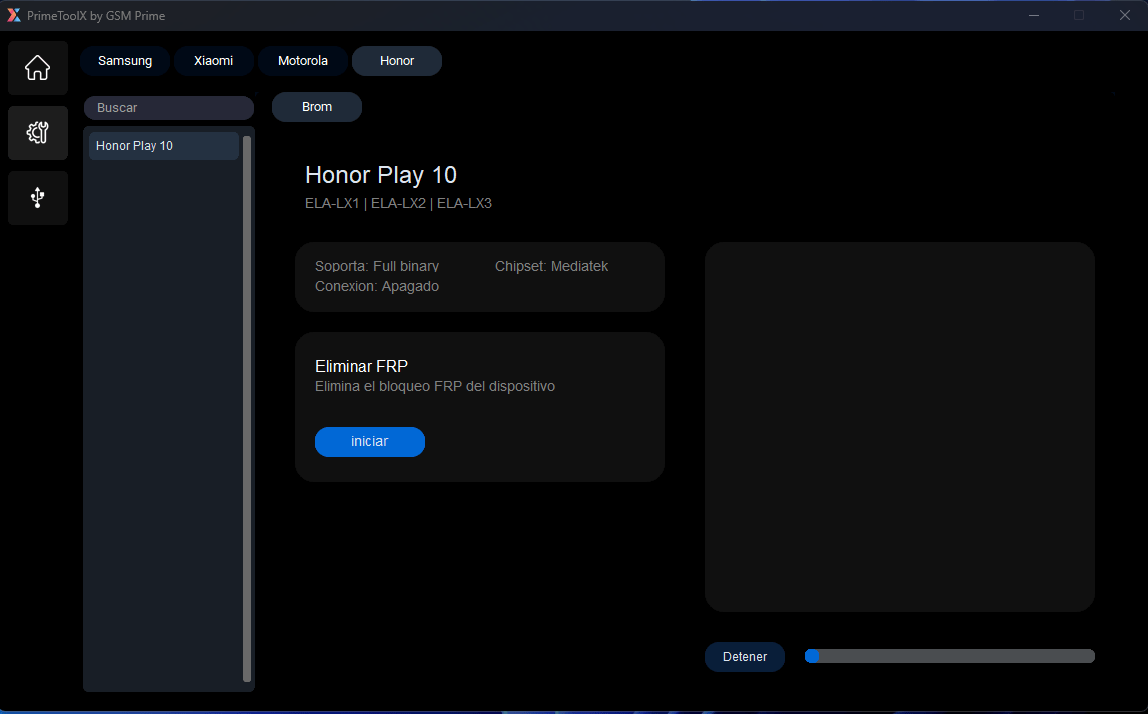 Prime tool latest version interface for android unlocking flashing and frp bypass