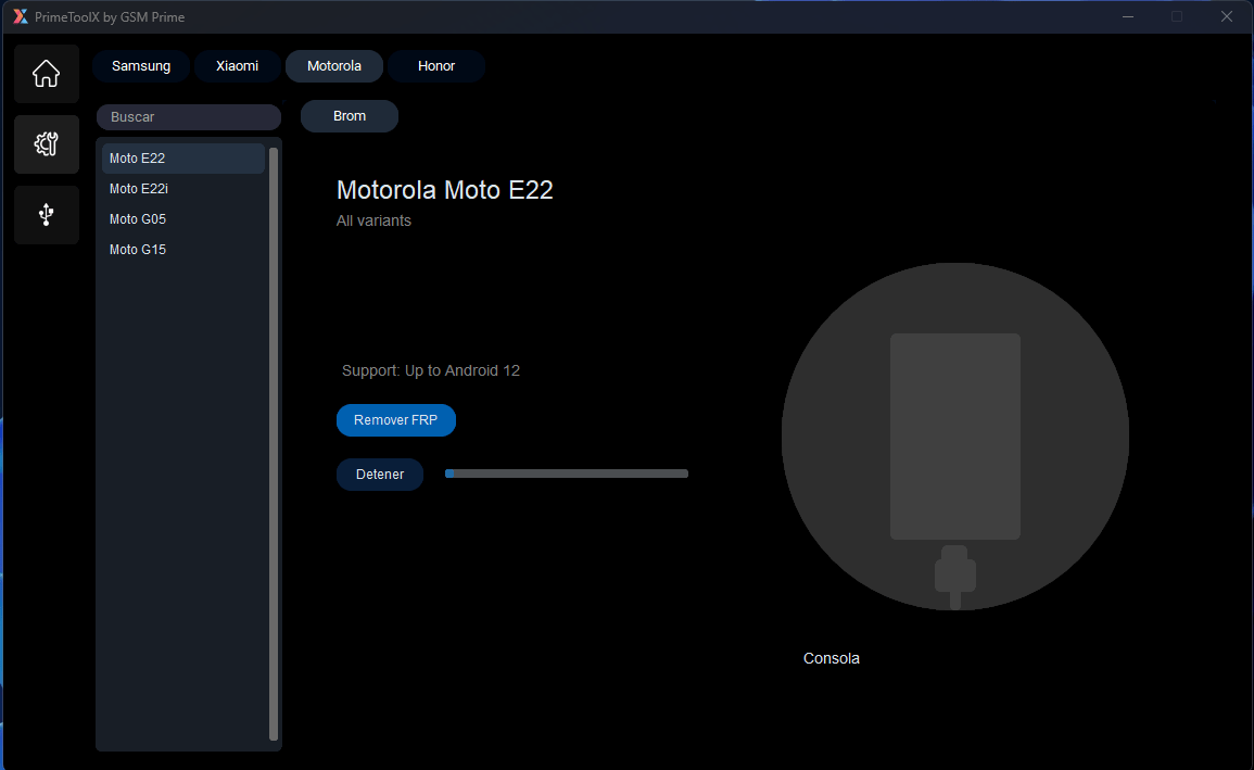 Primetool x free download tool interface for android unlocking and flashing
