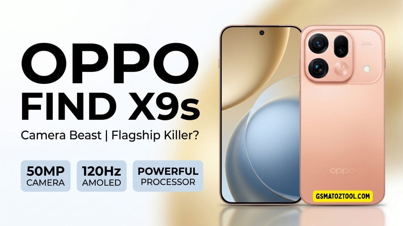 Oppo find x9s premium flagship smartphone with sleek curved display advanced camera system and modern elegant design.