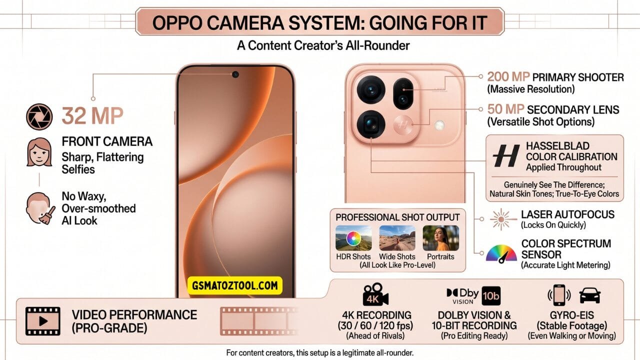 Oppo find x9s rear camera review showing photo and video quality test with premium triple lens smartphone design