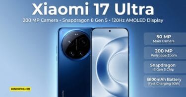 Xiaomi 17 ultra review – blue colorway showing 50mp main camera 200mp periscope zoom snapdragon 8 gen 5 chip 6800mah battery 90w fast charging and 120hz amoled display
