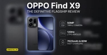 Oppo find x9 in space black showing triple 50mp camera 120hz ltpo amoled display 7025 mah battery and 80w fast charging — the definitive flagship review 2025