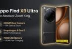 Oppo find x9 ultra smartphone showing its quad-camera system and premium eco leather back design