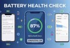 How to check phone battery health on iphone and android — featured image showing battery health check guide for smartphones