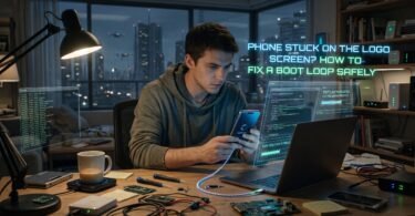 Phone stuck on the logo screen how to fix a boot loop safely